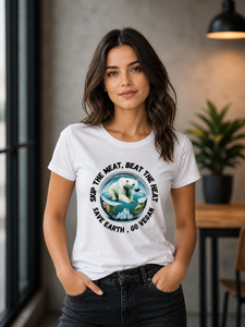 Skip the meat, beat the heat - T-Shirt (Female)