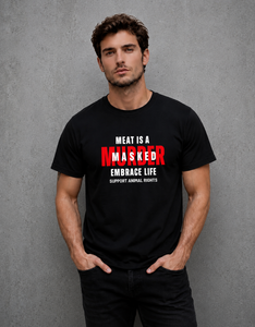 Meat is a masked murder (Unisex)