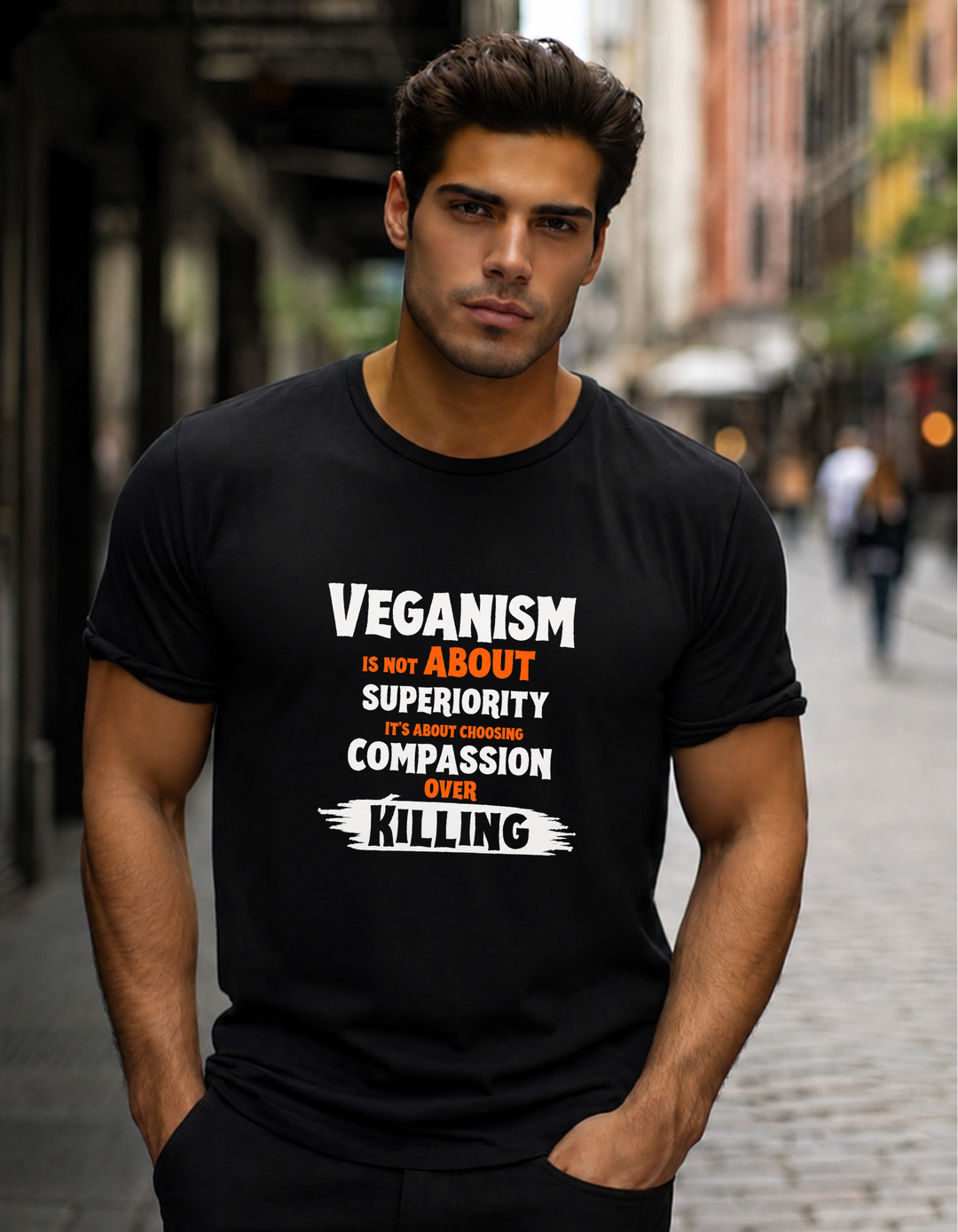 Veganism is not about Superiority (Male)