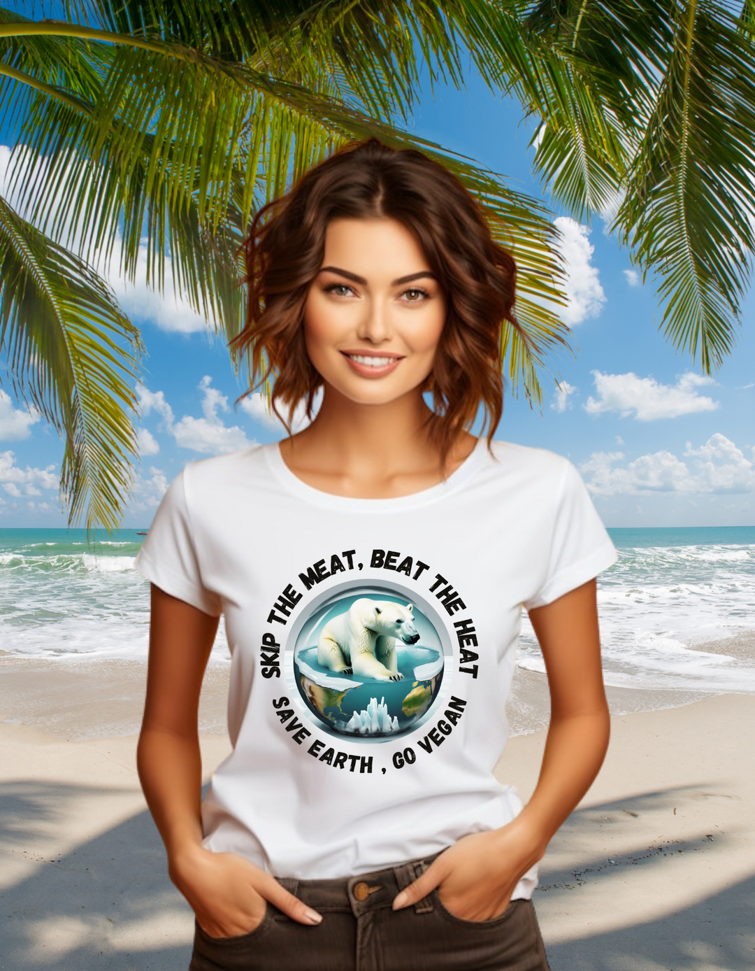 Skip the meat, beat the heat - T-Shirt