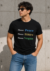 Peace, Ethics, Vegan (Male)