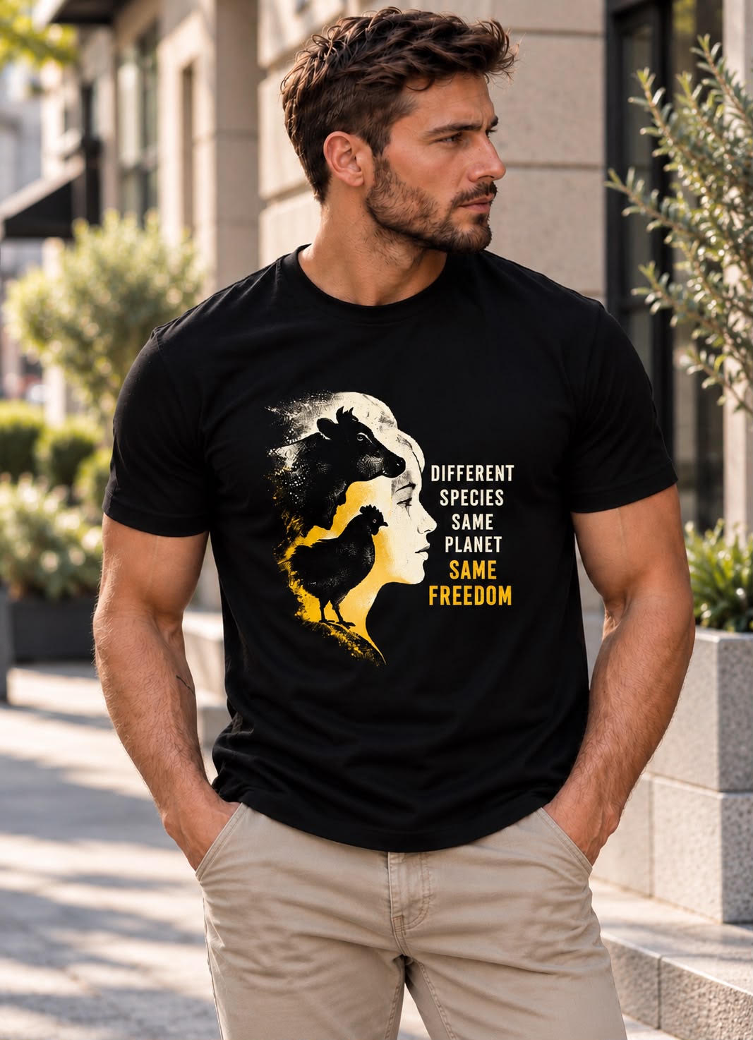 Different Species, Same Planet, Same Freedom (Male)
